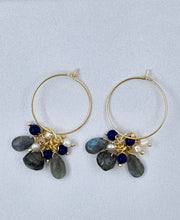 Charger l'image dans la galerie, Lapis Lazuli et Perle et Labradorite