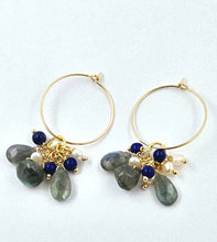 Charger l'image dans la galerie, Lapis Lazuli et Perle et Labradorite