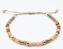 Charger l'image dans la galerie, Pierre de Lune et Labradorite et Jaspe paysage