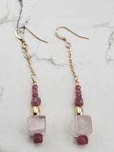 Charger l'image dans la galerie, Tourmaline rose et Quartz rose