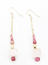 Charger l'image dans la galerie, Tourmaline rose et Quartz rose