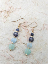 Charger l'image dans la galerie, Aigue Marine, Amazonite et Iolite