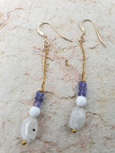 Charger l'image dans la galerie, Pierre de Lune, Jade Blanc et Tanzanite