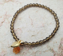 Charger l'image dans la galerie, Quartz fumé et Cornaline