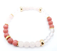 Charger l'image dans la galerie, Rhodonite et Quartz et Quartz Rose