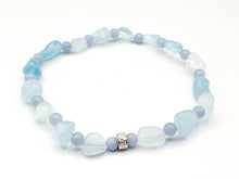 Charger l'image dans la galerie, Aigue marine et Angelite