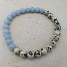 Charger l'image dans la galerie, Angélite et Jaspe Dalmatien