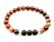 Charger l'image dans la galerie, Jaspe rouge et Onyx