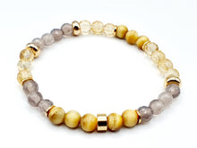 Charger l'image dans la galerie, Pierre de lune et Citrine et Oeil de tigre