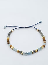 Charger l'image dans la galerie, Jaspe Paysage et Labradorite et Aigue-marine