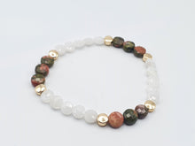 Charger l'image dans la galerie, Unakite et Pierre de Lune