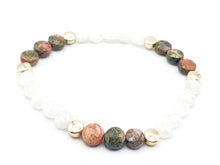 Charger l'image dans la galerie, Unakite et Pierre de Lune