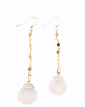 Charger l&#39;image dans la galerie, Quartz rose et Tourmaline
