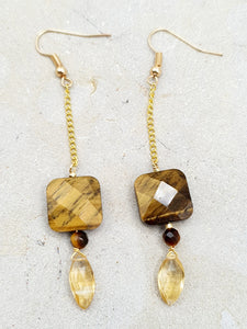 Oeil de Tigre et Citrine