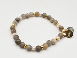 Labradorite et perles