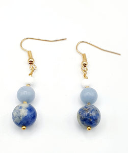 Sodalite et Angelite et Agate