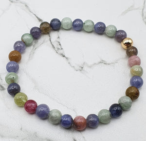 Tanzanite et Tourmaline