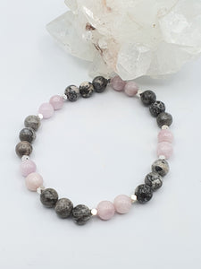 Kunzite et Jaspe Picasso