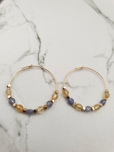 Citrine et Tanzanite