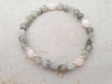Charger l&#39;image dans la galerie, Labradorite et Opale rose
