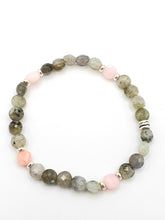 Charger l&#39;image dans la galerie, Labradorite et Opale rose
