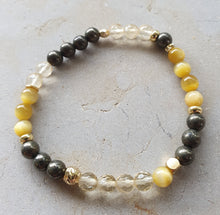 Charger l&#39;image dans la galerie, Pyrite et Citrine et Oeil de Tigre
