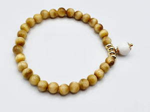 Oeil de tigre et Jade Blanc