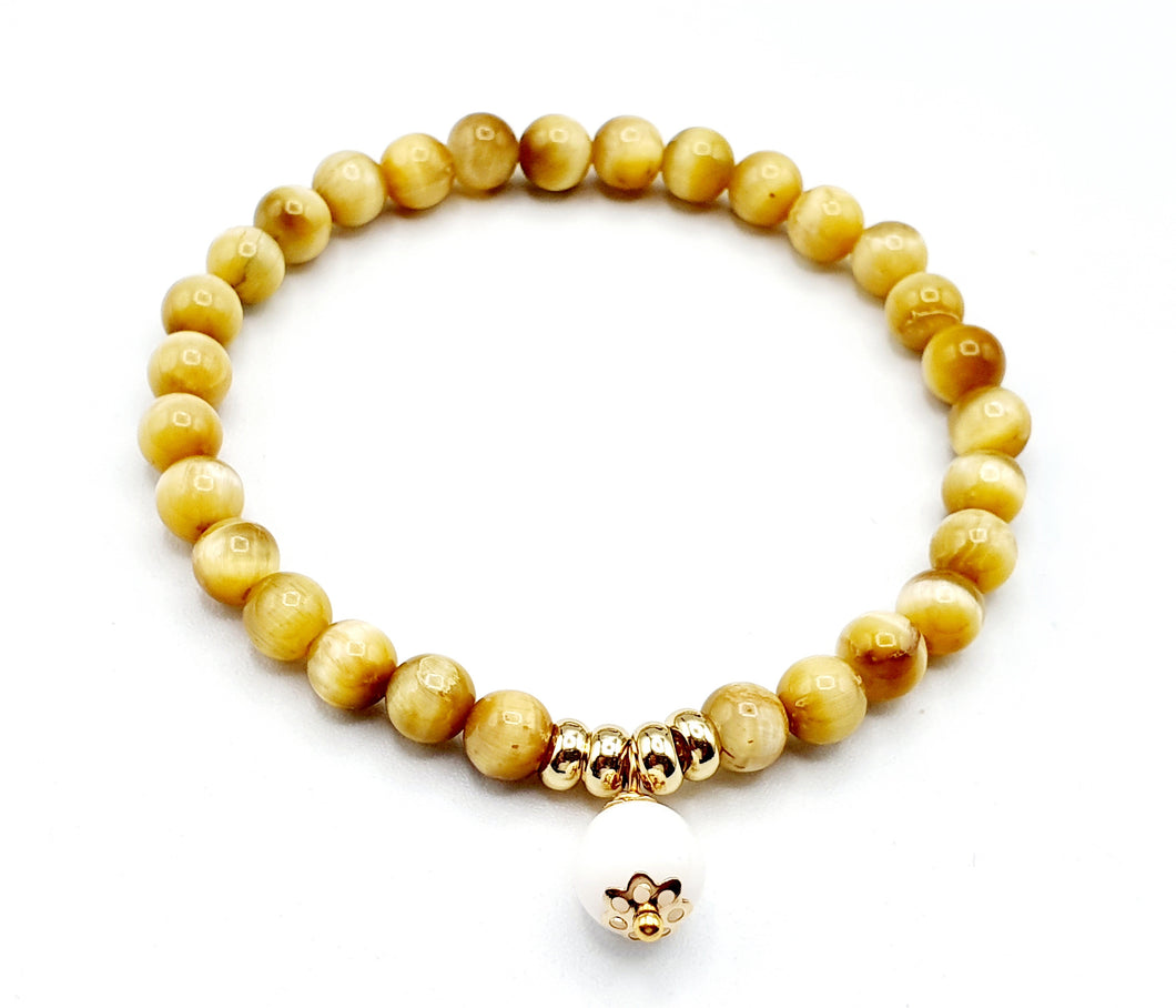 Oeil de tigre et Jade Blanc