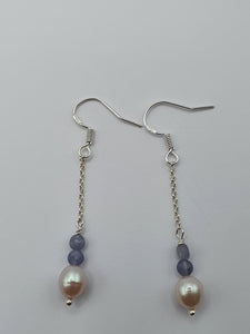 Tanzanite et Perle