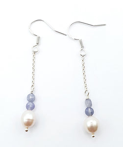 Tanzanite et Perle