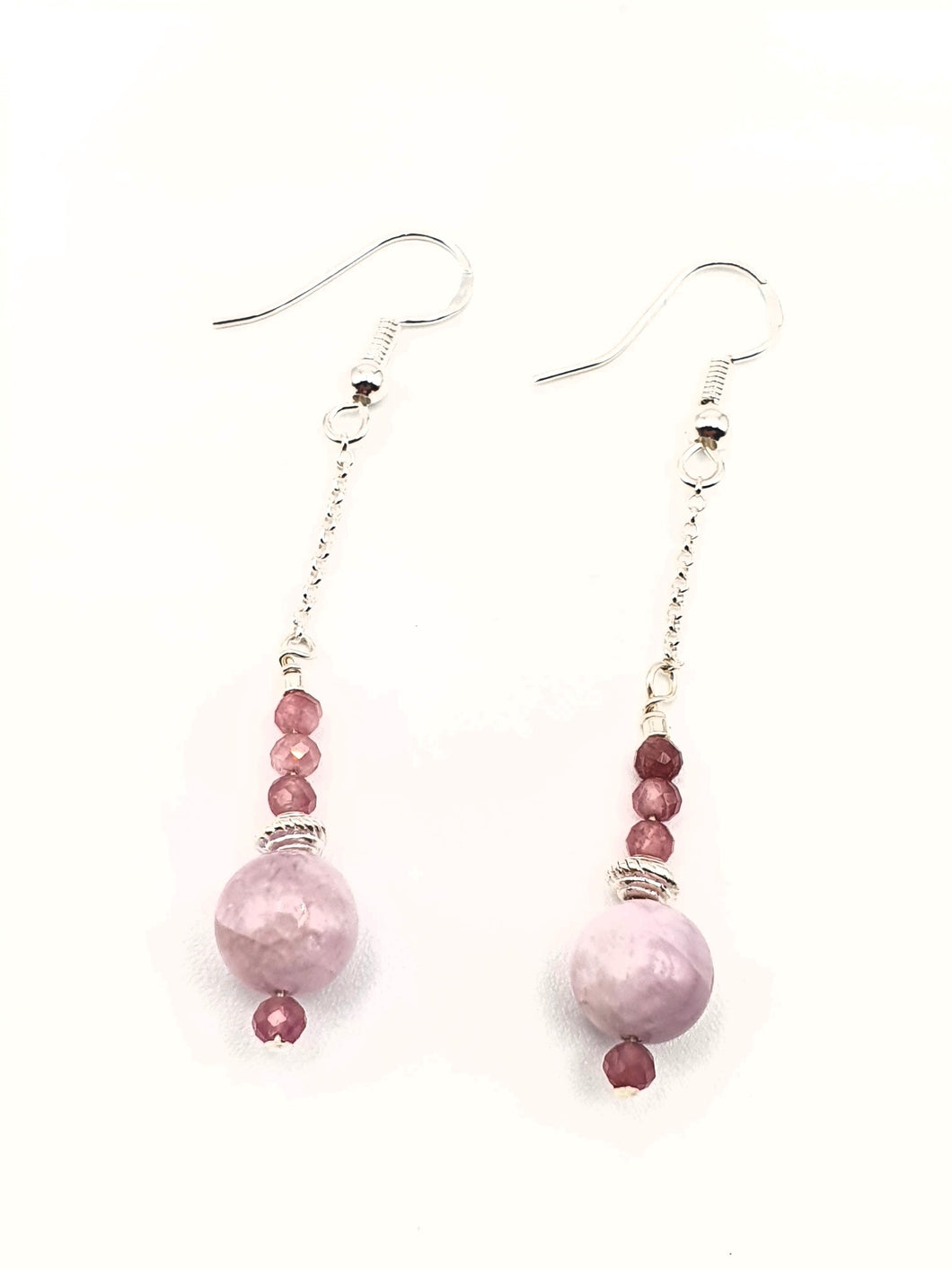 Kunzite et tourmaline rose