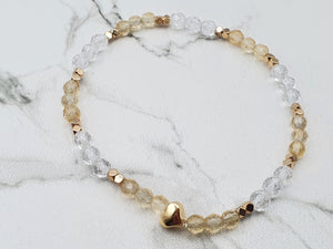 Citrine et Quartz