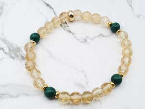 Citrine et Malachite