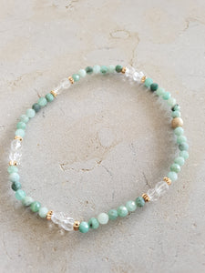 Emeraude et Quartz
