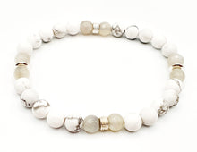 Charger l&#39;image dans la galerie, Howlite et Agate grise
