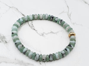 Aventurine et Jaspe kiwi