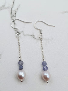 Tanzanite et Perle