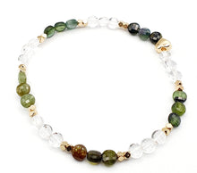 Charger l&#39;image dans la galerie, Tourmaline verte et Quartz
