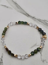Charger l&#39;image dans la galerie, Tourmaline verte et Quartz
